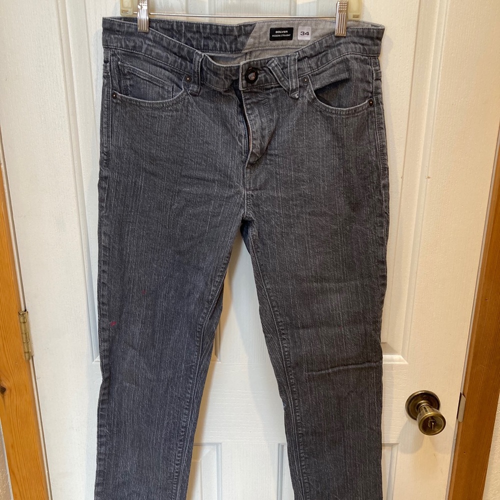 Volcom gray jeans, men’s 34
